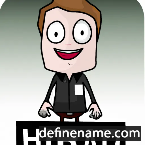 cartoon of the name Hardin