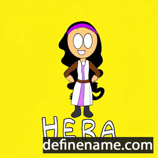 cartoon of the name Harena