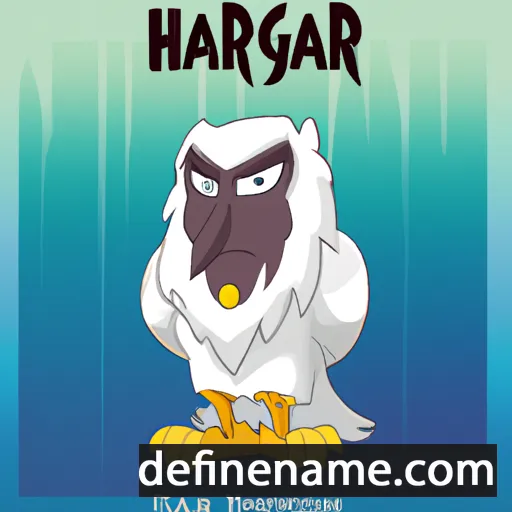 Harfang cartoon