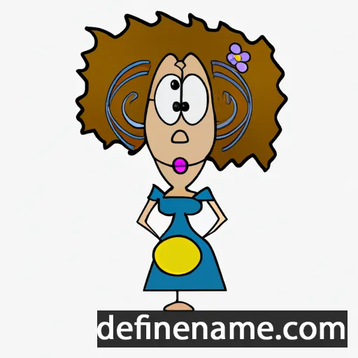 cartoon of the name Hariette