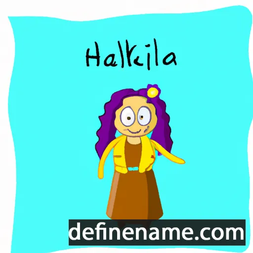 cartoon of the name Hariklia