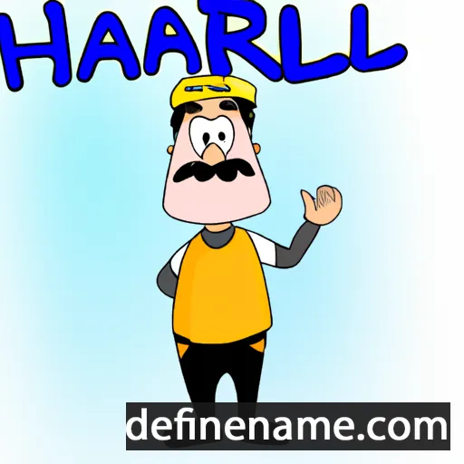 cartoon of the name Harilal