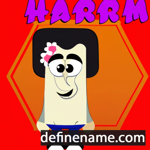 cartoon of the name Harimar