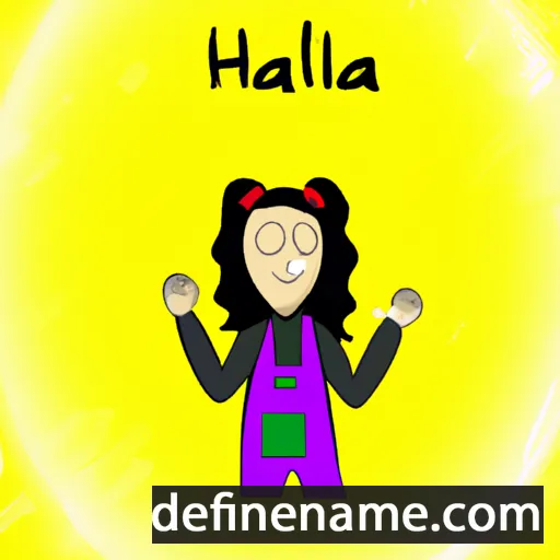 cartoon of the name Harla