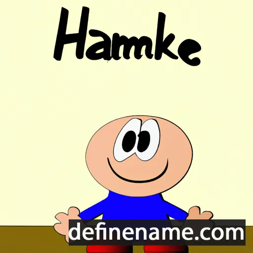 cartoon of the name Harmke