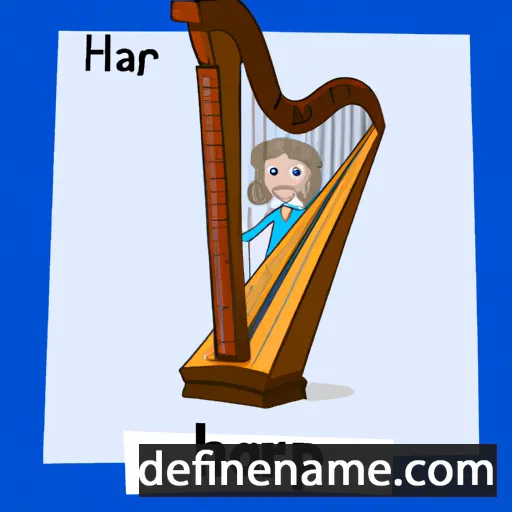 Harp cartoon