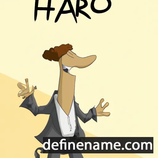 cartoon of the name Harpo