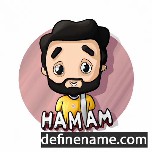 cartoon of the name Harsimran