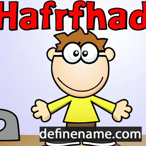 cartoon of the name Hartfried