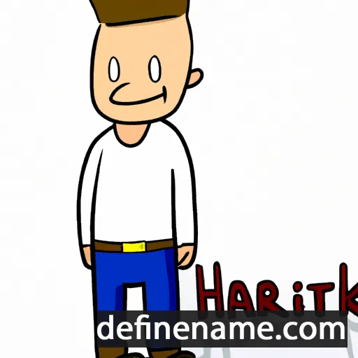 cartoon of the name Hartwik