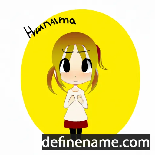 cartoon of the name Harukana