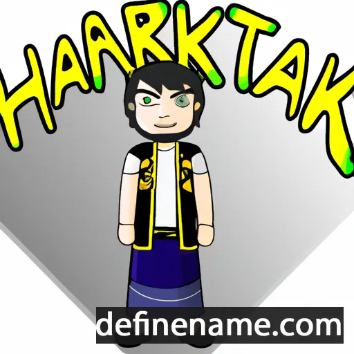 Harutaka cartoon