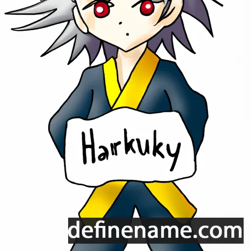 cartoon of the name Haruyuki