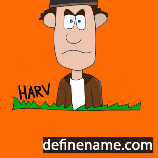 cartoon of the name Harv