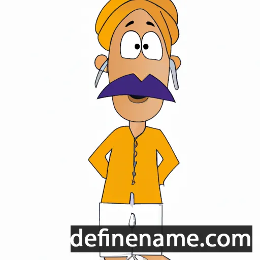 cartoon of the name Harvinder