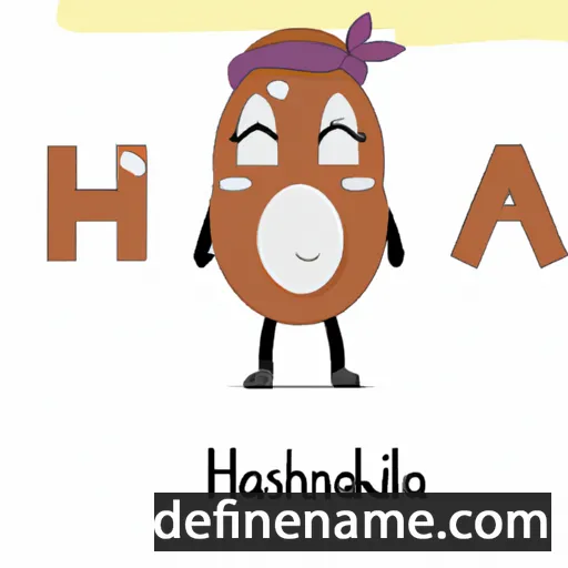 cartoon of the name Haškɛnadɨltla