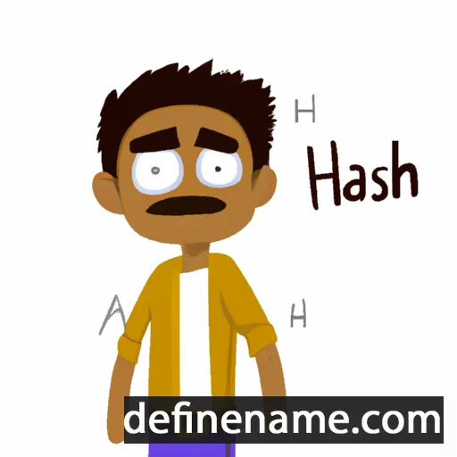 cartoon of the name Hasani