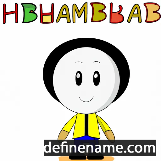 cartoon of the name Hasimbola