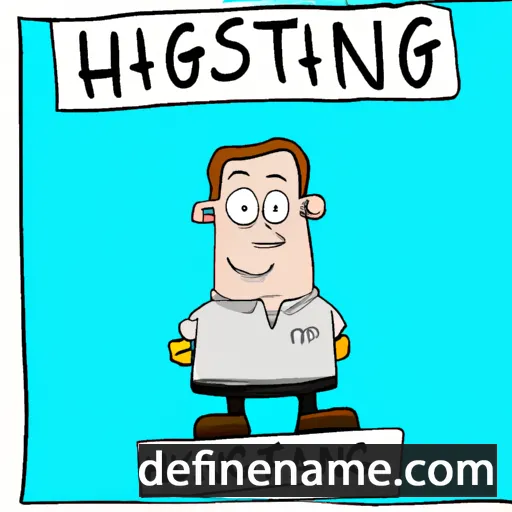 cartoon of the name Hastings