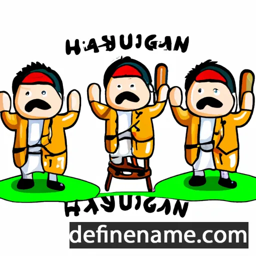 cartoon of the name Hasudungan