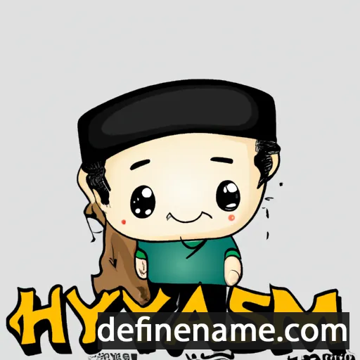 cartoon of the name Hasyim