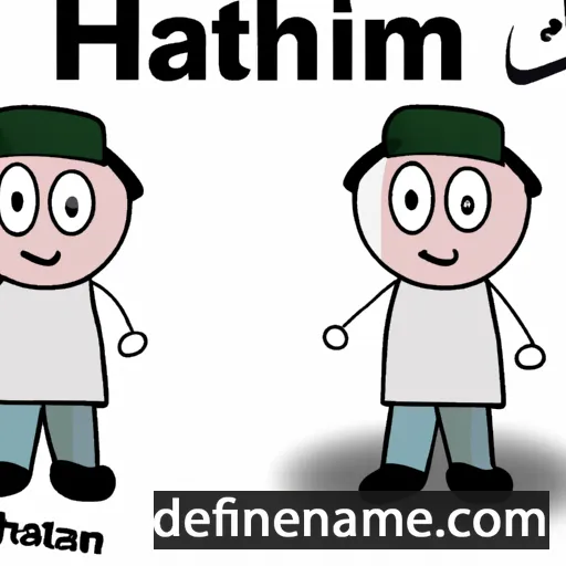 cartoon of the name Hatam