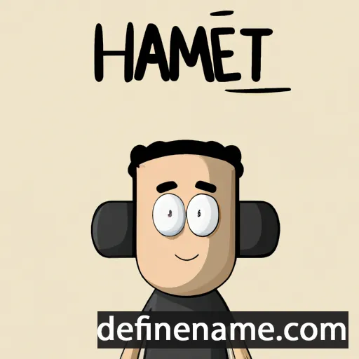 cartoon of the name Hatem