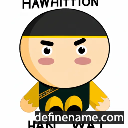 cartoon of the name Hathaiwan