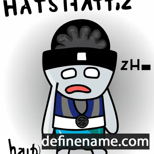 cartoon of the name Hattusa-ziti