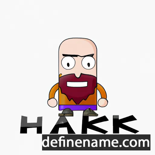 Haukr cartoon