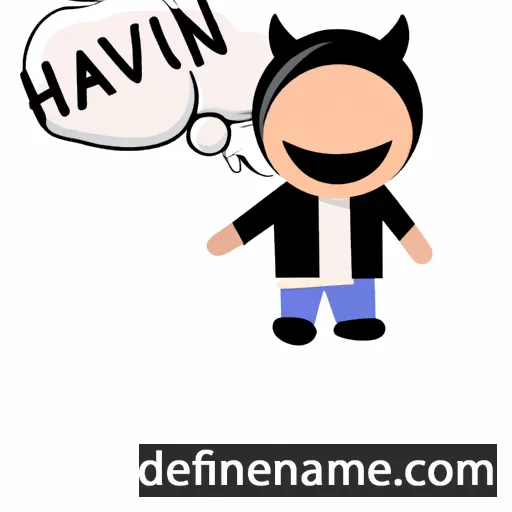 cartoon of the name Havîn