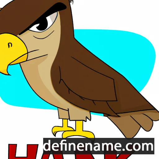 cartoon of the name Hawk