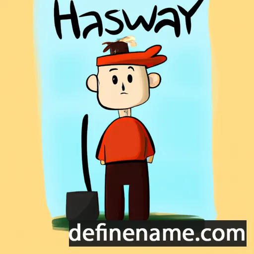 cartoon of the name Hawštyn