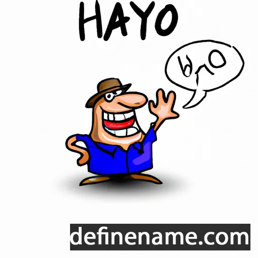 cartoon of the name Haymo