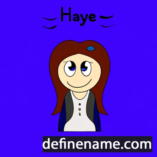 cartoon of the name Hayriye