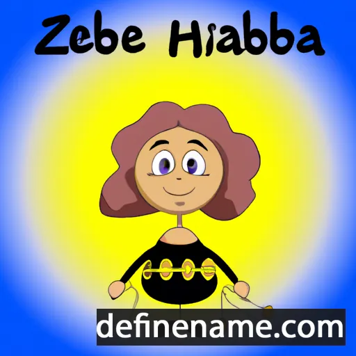 cartoon of the name Hebzeba