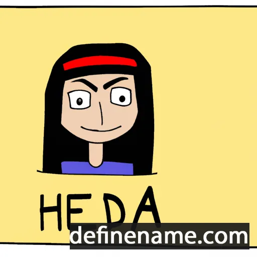 Heda cartoon