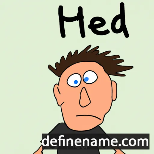 cartoon of the name Hedi