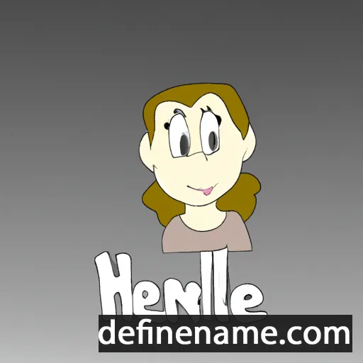 cartoon of the name Héleinne