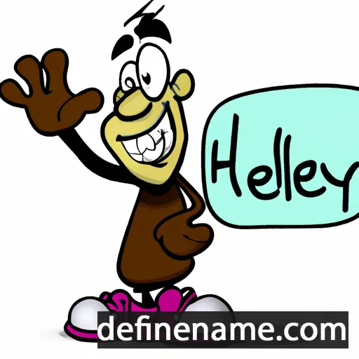 cartoon of the name Heeley