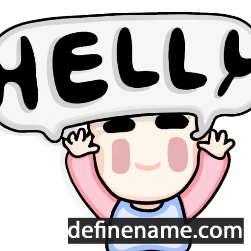 cartoon of the name Heeyul