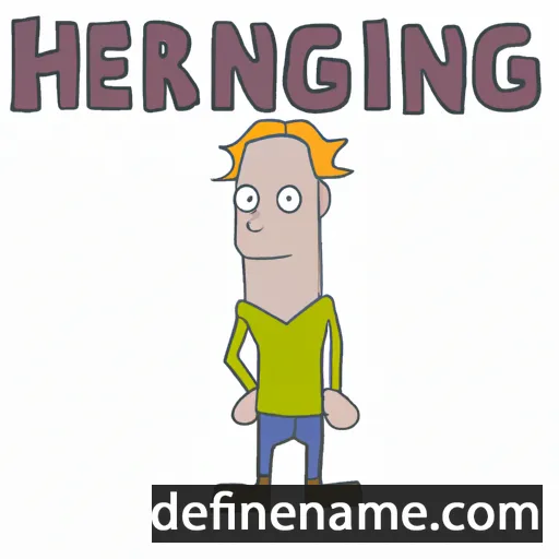 cartoon of the name Hefring