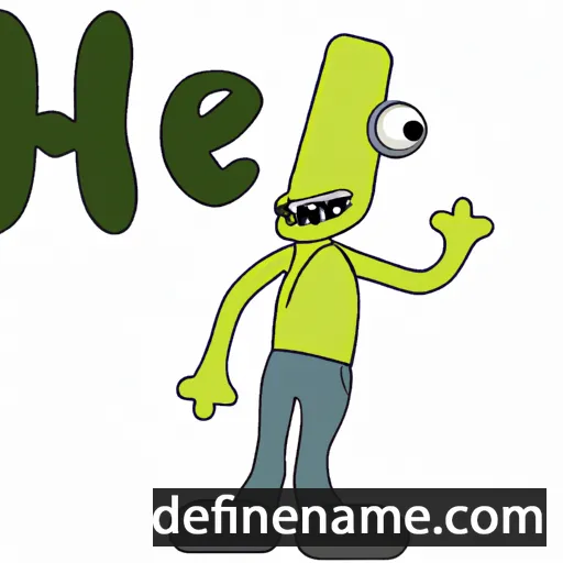 cartoon of the name Hei