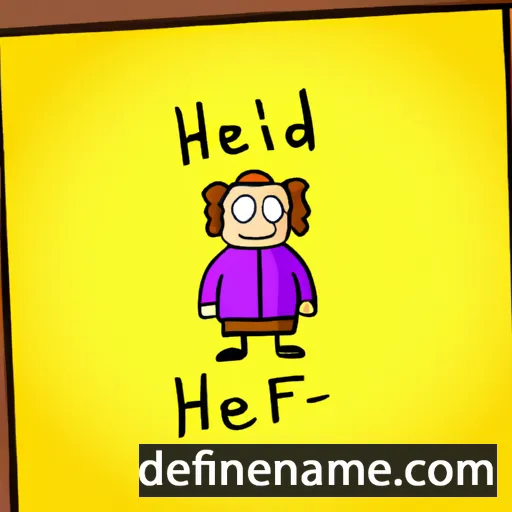 Heidie cartoon