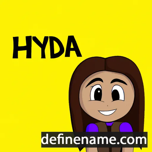 cartoon of the name Heidya