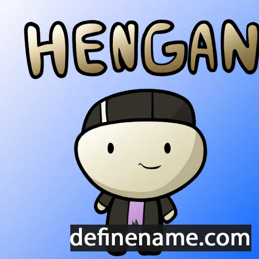 cartoon of the name Heigen