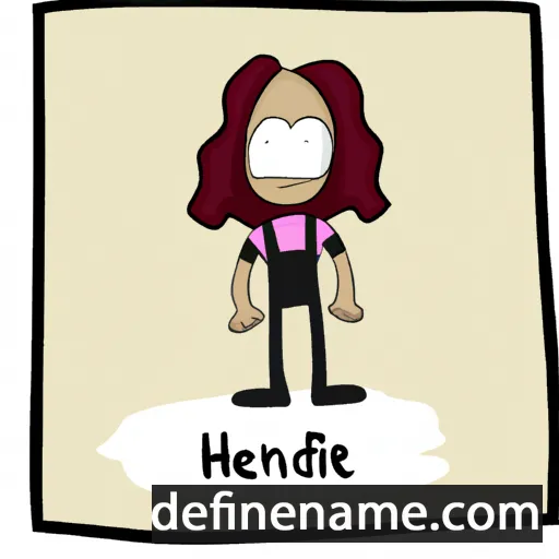 cartoon of the name Heikedine