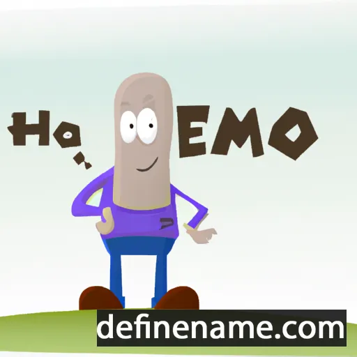 cartoon of the name Heimo