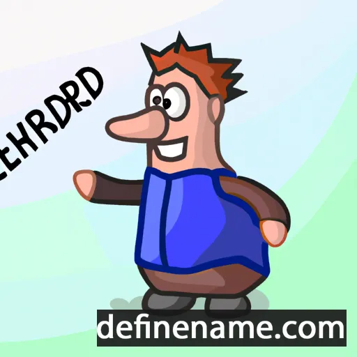 cartoon of the name Heindrikur