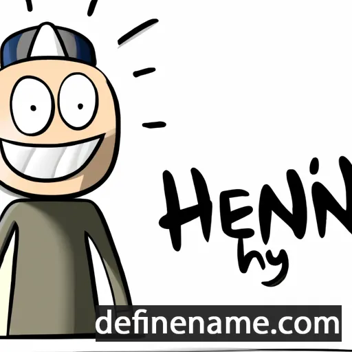 cartoon of the name Heini